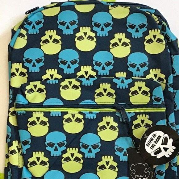 Mojo Other - Mojo Glow in the Dark Skulls Student Backpack